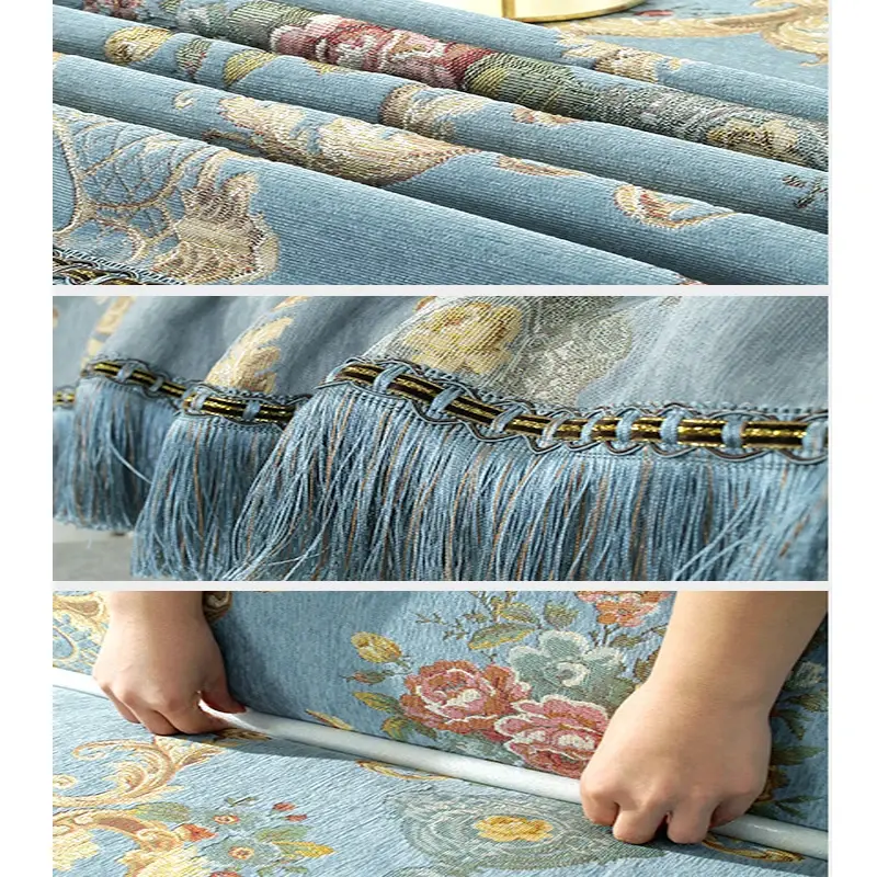 European Four Seasons Simple Tassel Sofa Towel Chenille Blanket Anti-cat Scratch Sofa Cover Leather Sofa Cover