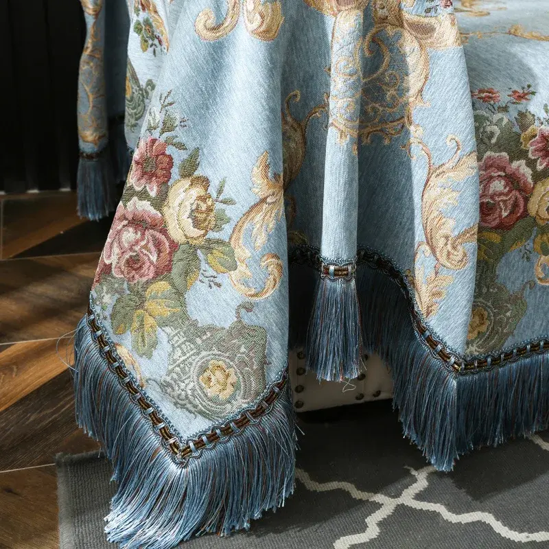 European Four Seasons Simple Tassel Sofa Towel Chenille Blanket Anti-cat Scratch Sofa Cover Leather Sofa Cover