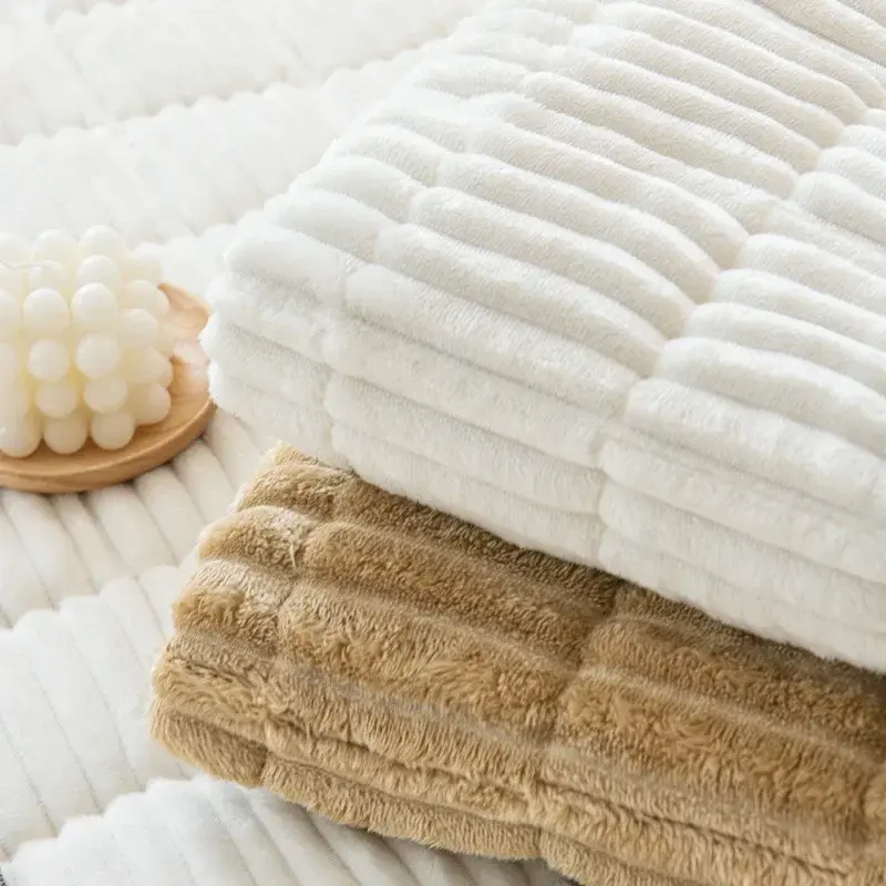 Winter Warm Thickening Plush Cushion New Corduroy Quilted Sofa Towel Couch Cover L-shaped Sectional Anti-slip Modern Sofa Cover