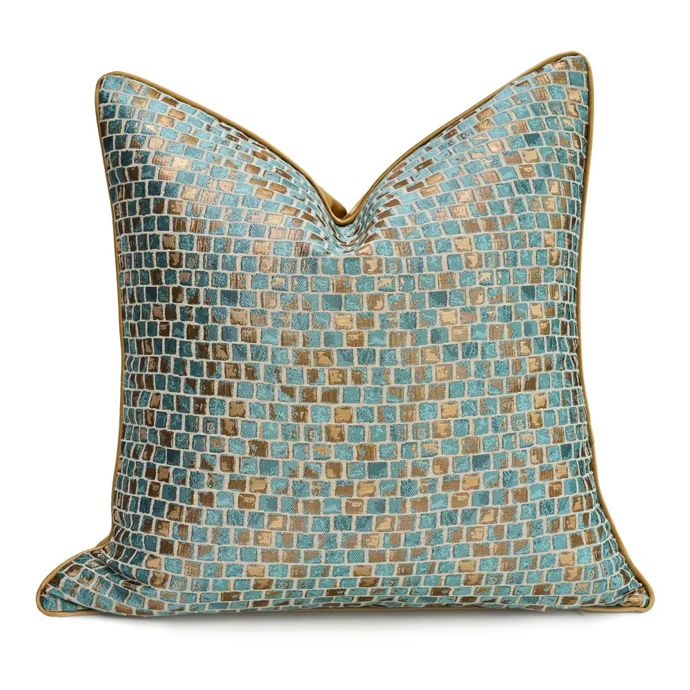 Chinese Style Retro Jacquard Cushion Cover Decorative Super Throw Pillow Cover For Home Sofa Living Room Hotel 30x50 45x45 50x50