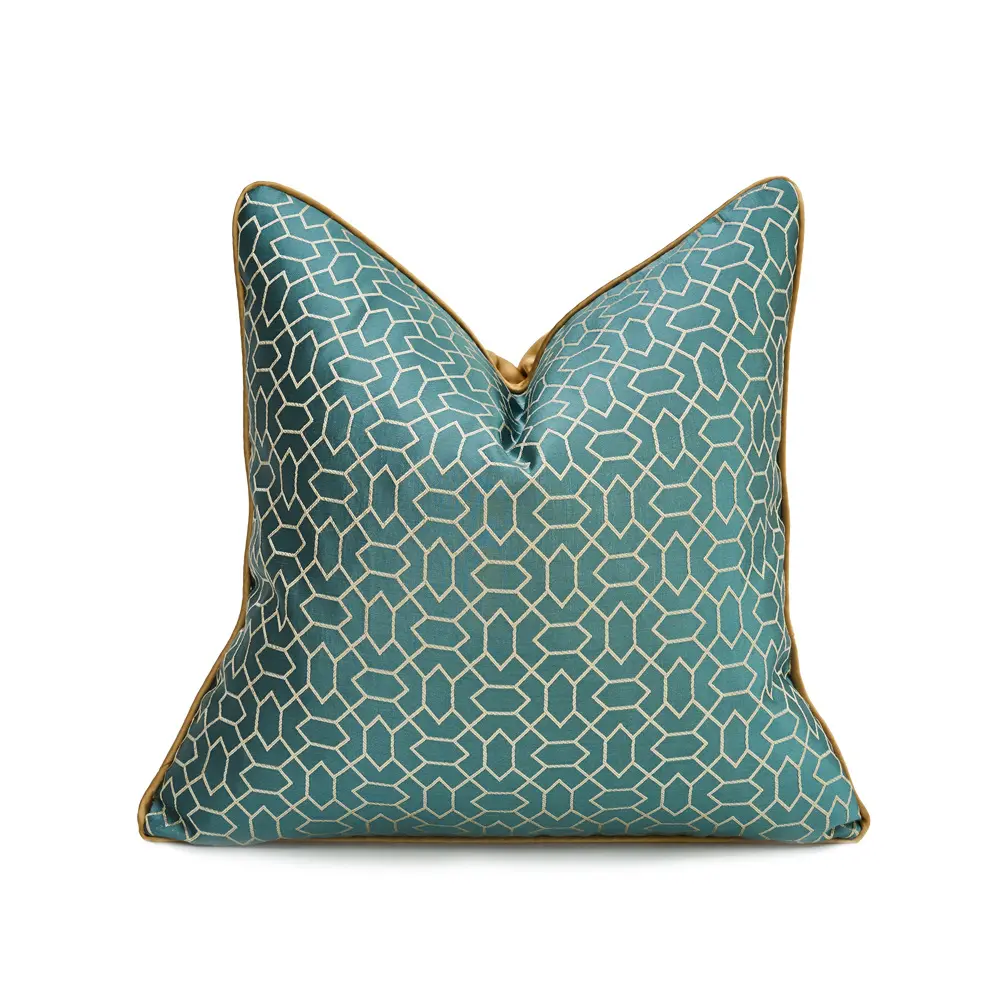 Chinese Style Retro Jacquard Cushion Cover Decorative Super Throw Pillow Cover For Home Sofa Living Room Hotel 30x50 45x45 50x50