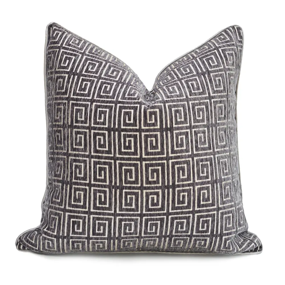 Chinese Style Retro Jacquard Cushion Cover Decorative Super Throw Pillow Cover For Home Sofa Living Room Hotel 30x50 45x45 50x50