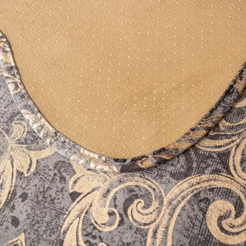 European Style Wave Edge Jacquard Sofa Covers Dutch Velvet Hot Stamping Sofe Cushion Four Seasons Universal Anti Slip Sofa Mat