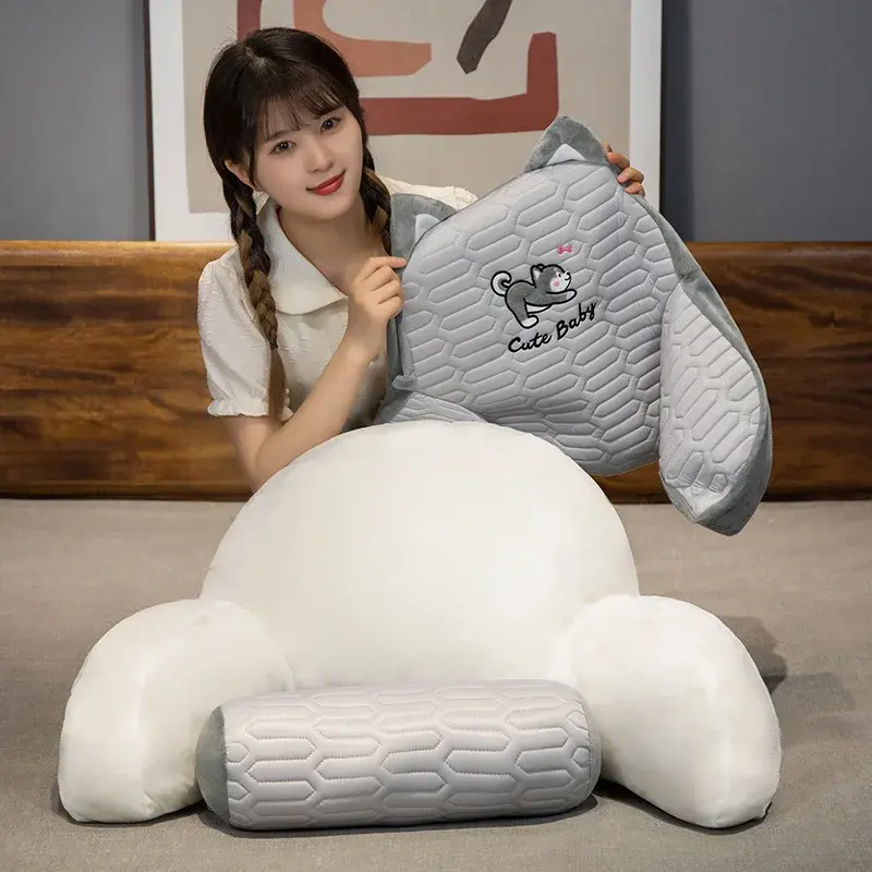 Bedside Waist Cushion,latex Ice Silk Pillow Cushion,students Dormitory Bed Reading Sedentary Waist,sofa Comfortable Backrest