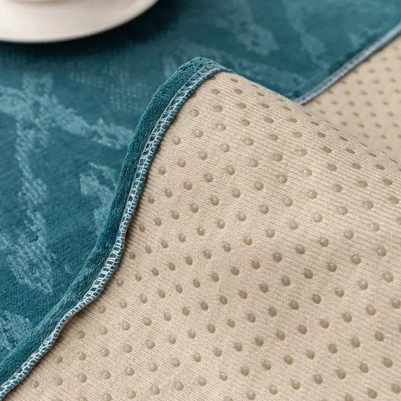 Chenille 1/2/3 Seater Sofa Cover Jacquard Couch Armchair Furniture Patchwork Lace Sofa Cushion Nonslip Universal for All Seasons