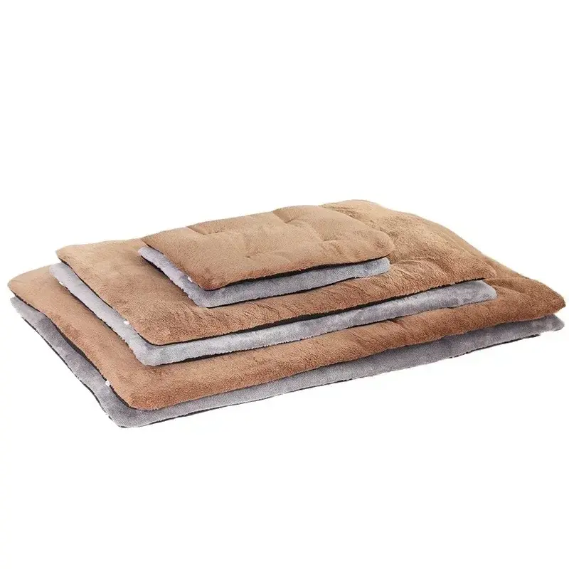 Dog Bed Short Plush Pet Heated Sleeping Mat Cats And Dogs Cute Pet Mat Blanket Thickened Sleeping Mat Small Large Dog Pet Suppli