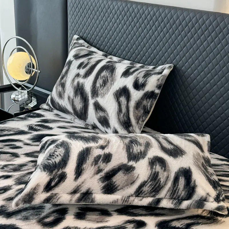 2pcs Plush Pillowcase 48x74cm Cushion Cover Warm Pillowslip Rectangle Pillow Cover for Home Bed Soft Pillowsham kissenbezug
