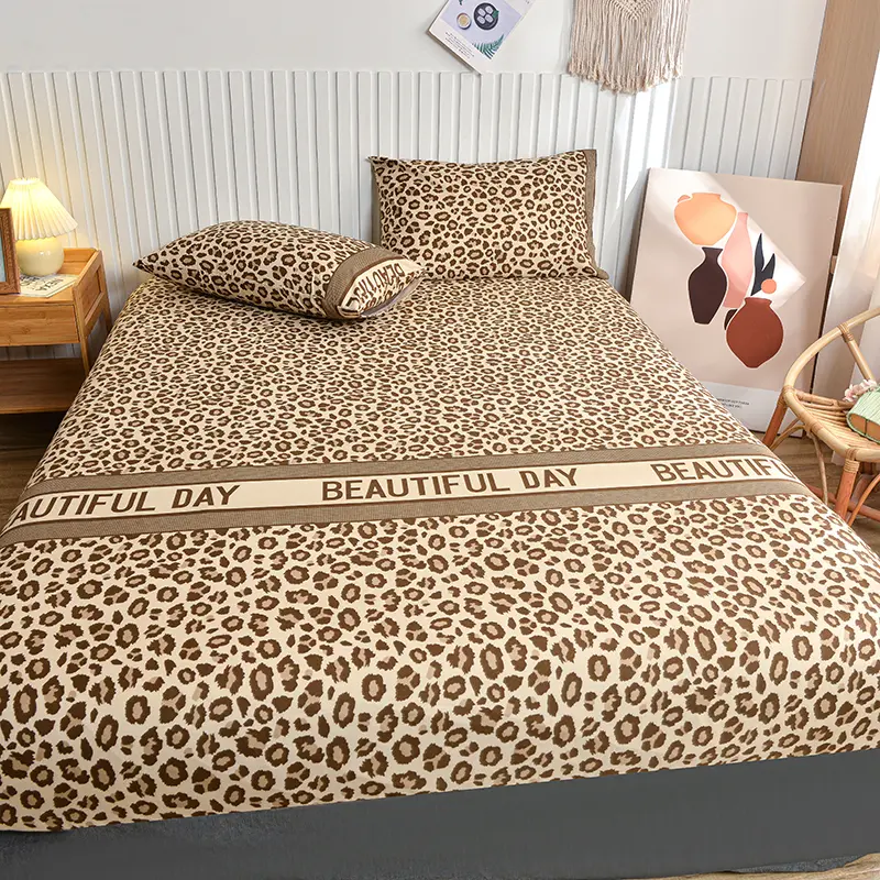1pc Bed Cover Single Size Fitted Sheet Double Bedspread for Home Bedsheet 99/138/153/182/198 Bed Linen sabana (No Pillowcase)