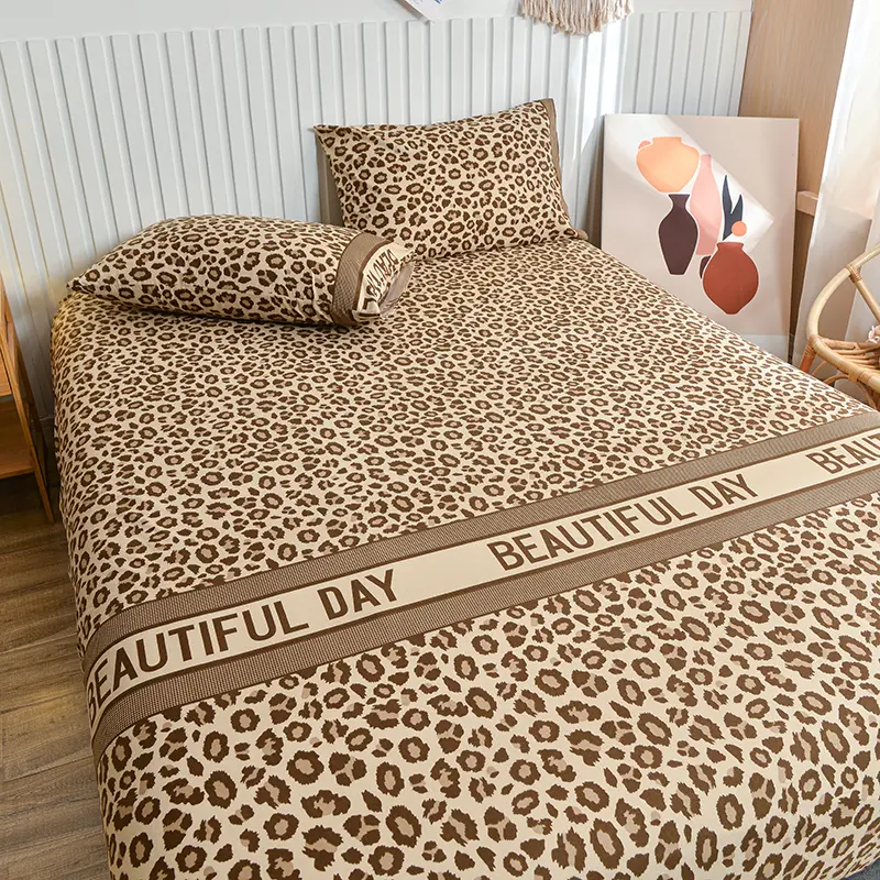 1pc Bed Cover Single Size Fitted Sheet Double Bedspread for Home Bedsheet 99/138/153/182/198 Bed Linen sabana (No Pillowcase)