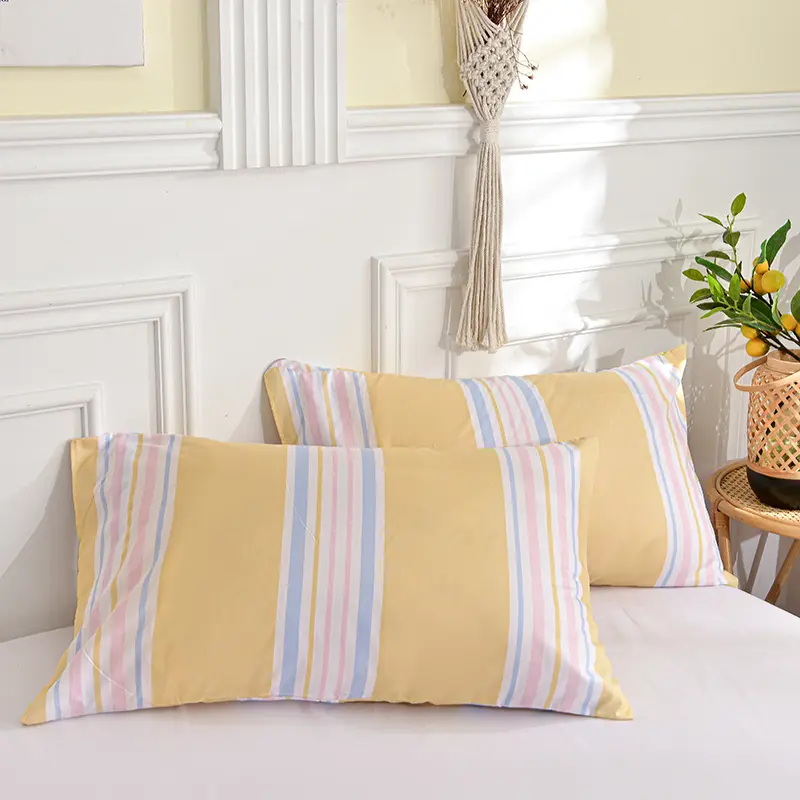 Printed Pillow Cover 2pcs Pillowcase 48x74cm Pillow Sham for Home Bed Pillowslip Rectangle Cushion Cover funda almohada