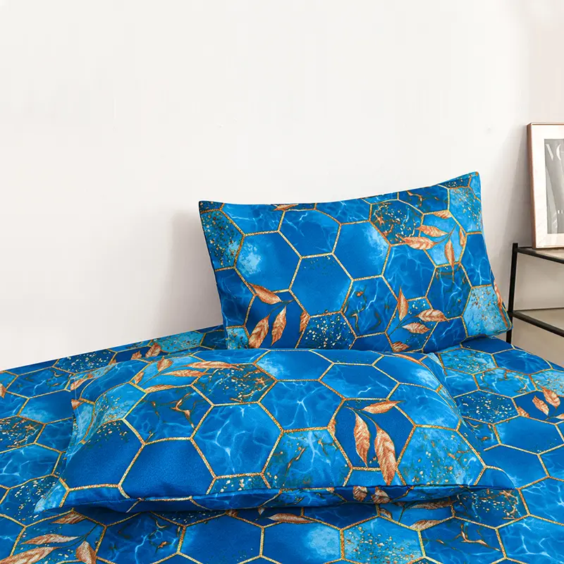 2pcs Pillowcase Rectangle Pillow Cover Simple Print Pillowslip Home Bed Pillowsham Soft Cushion Covers fundas de almohada