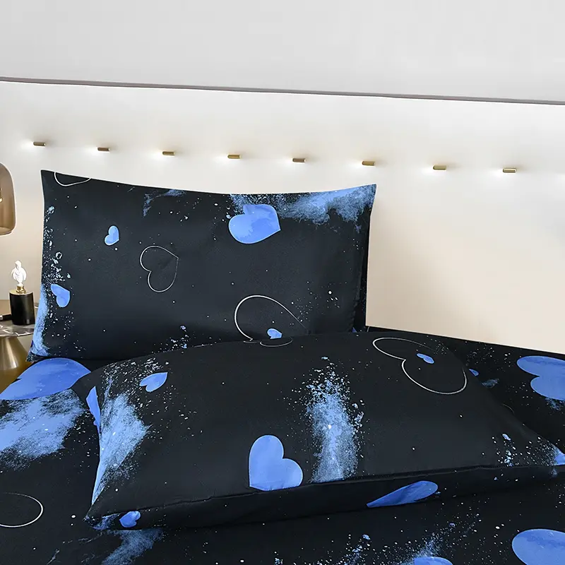 2pcs Pillowcase Rectangle Pillow Cover Simple Print Pillowslip Home Bed Pillowsham Soft Cushion Covers fundas de almohada