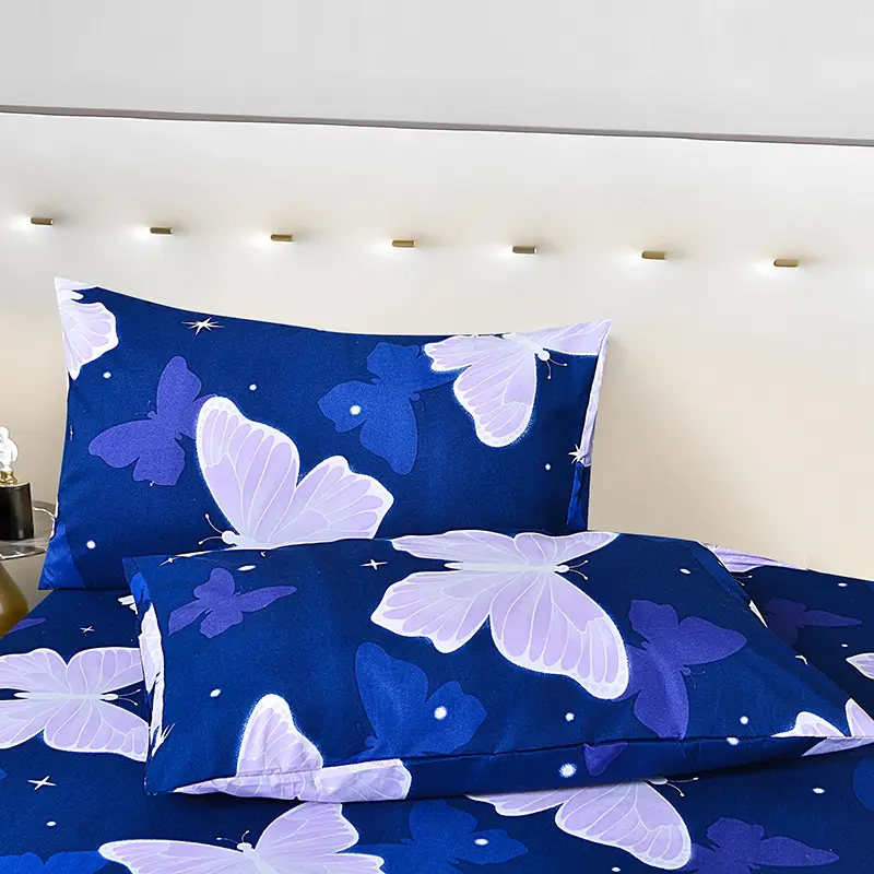 2pcs Pillowcase Rectangle Pillow Cover Simple Print Pillowslip Home Bed Pillowsham Soft Cushion Covers fundas de almohada