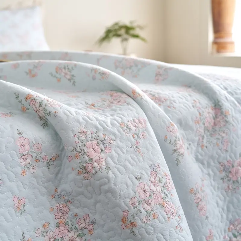 Lace Bedspread Floral Style Bed Cover Skin-friendly Mattress Topper 230x250 Home Soft Bed Linen cubrecama(Pillowcase Need Order)