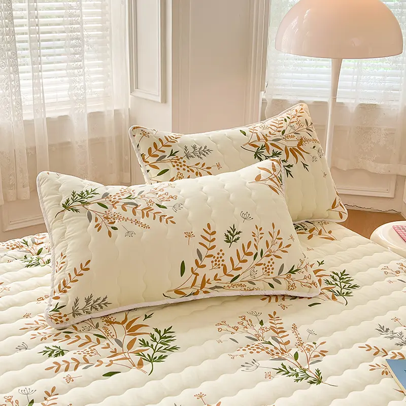 Thicken Pillowcase 2pcs Pillow Cover 48x74cm Rectangle Pillowslip 베개커버 Floral Style Cushion Cover Quilted Pillow Case