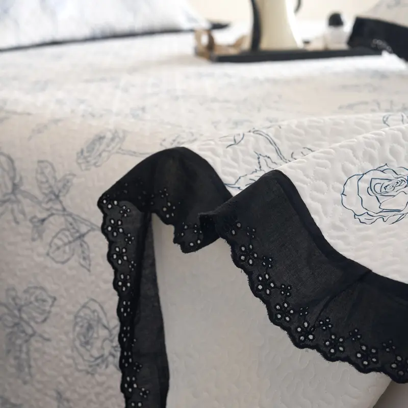 Double Bedspreads Printed Bed Linen Girls Room Bedsheet Home Blankets Soft Bed Cover покрывало на кровать(Pillowcase Need Order)