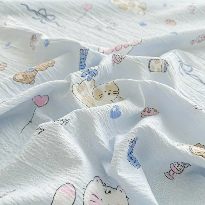 Cute Print Flat Bed Sheet Breathable Bed Linen Cartoon Style Flat Sheets Soft Bedsheets ropa de cama	(Pillowcase Need Order)