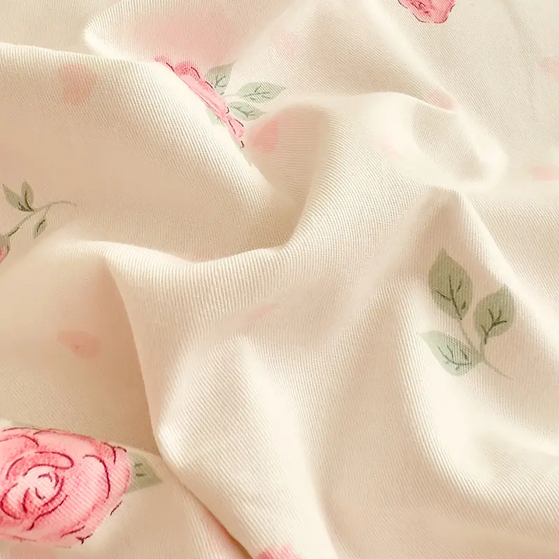 1pc 100%Cotton Duvet Cover for Double Bed Single/Queen Size Pink funda nordica Cotton funda nordica cama 150(without pillowcase)