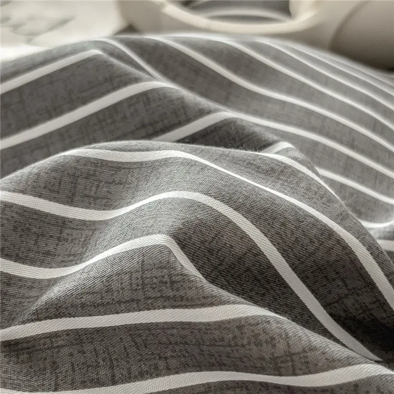 Stripe Style Quilt Cover Adults Kids Bedding Blanket Cover Pure Cotton Comforter Cover Soft Duvet Covers (Pillowcase Need Order)