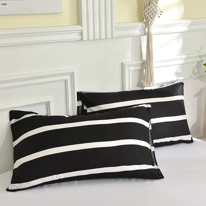 Duvet Cover Bed 150x200 Stripe Style Comforter Cover and Pillowcase Girls Boys Room Bedding King Size Quilt Cover Set ropa cama