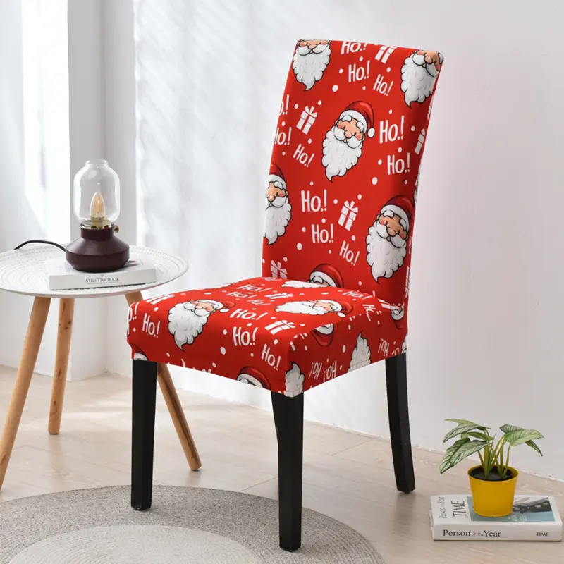 Christmas hat chair covers directly  The size fit more chairs dress up your house Christmas Chair Covers