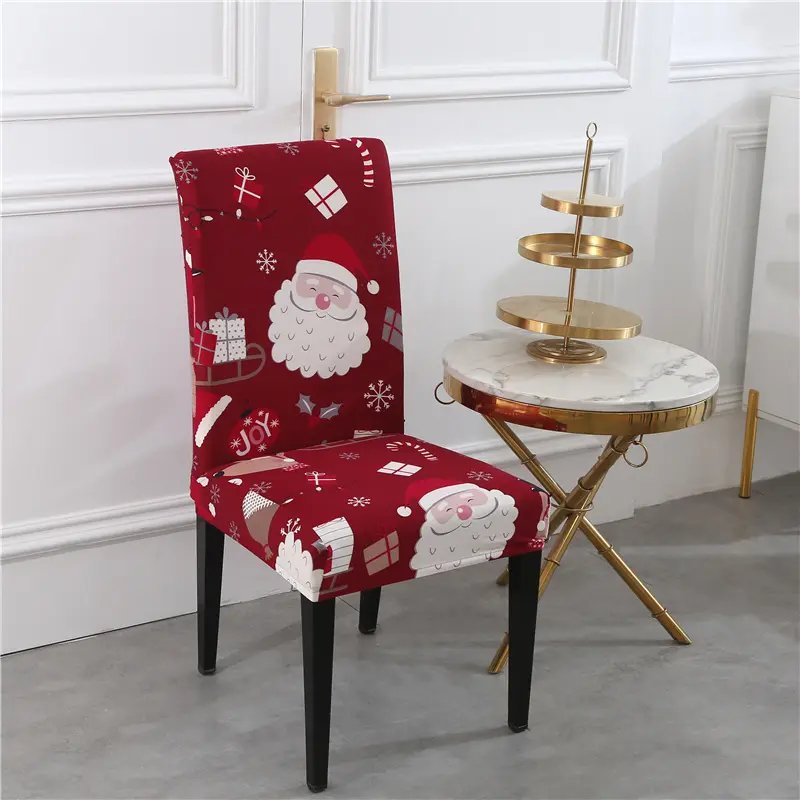 Christmas hat chair covers directly  The size fit more chairs dress up your house Christmas Chair Covers