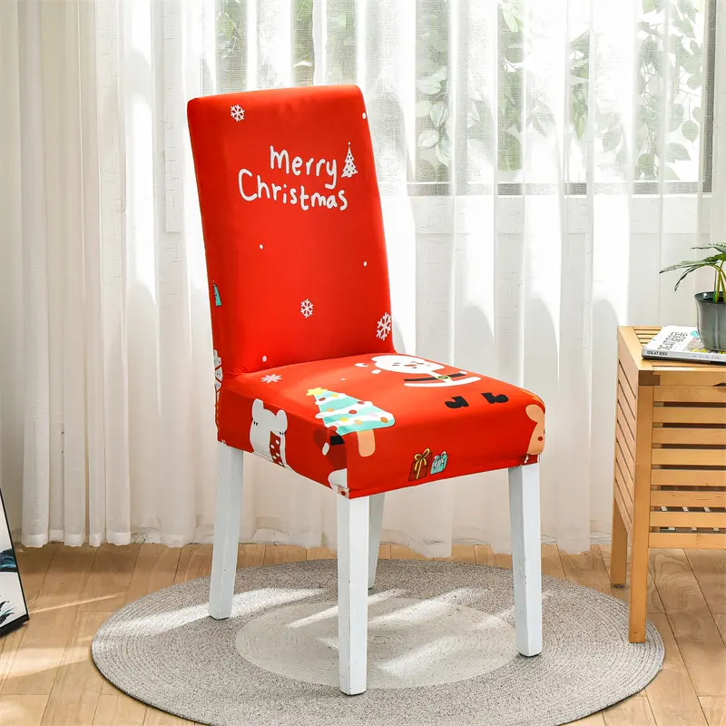 Very Cute Chrismas Decor soft & durable & ECO-friendly NON-WOVEN fabric MATERIAL Christmas Chair Covers