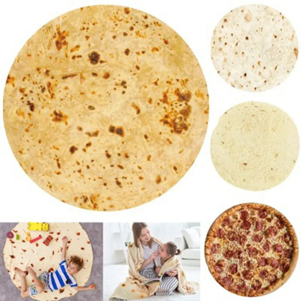 Pizza Blanket for Adult and Kids Novelty Food Blanket Funny Realistic Throw Blanket Fuzzy Fleece Flannel Teens 71inchs