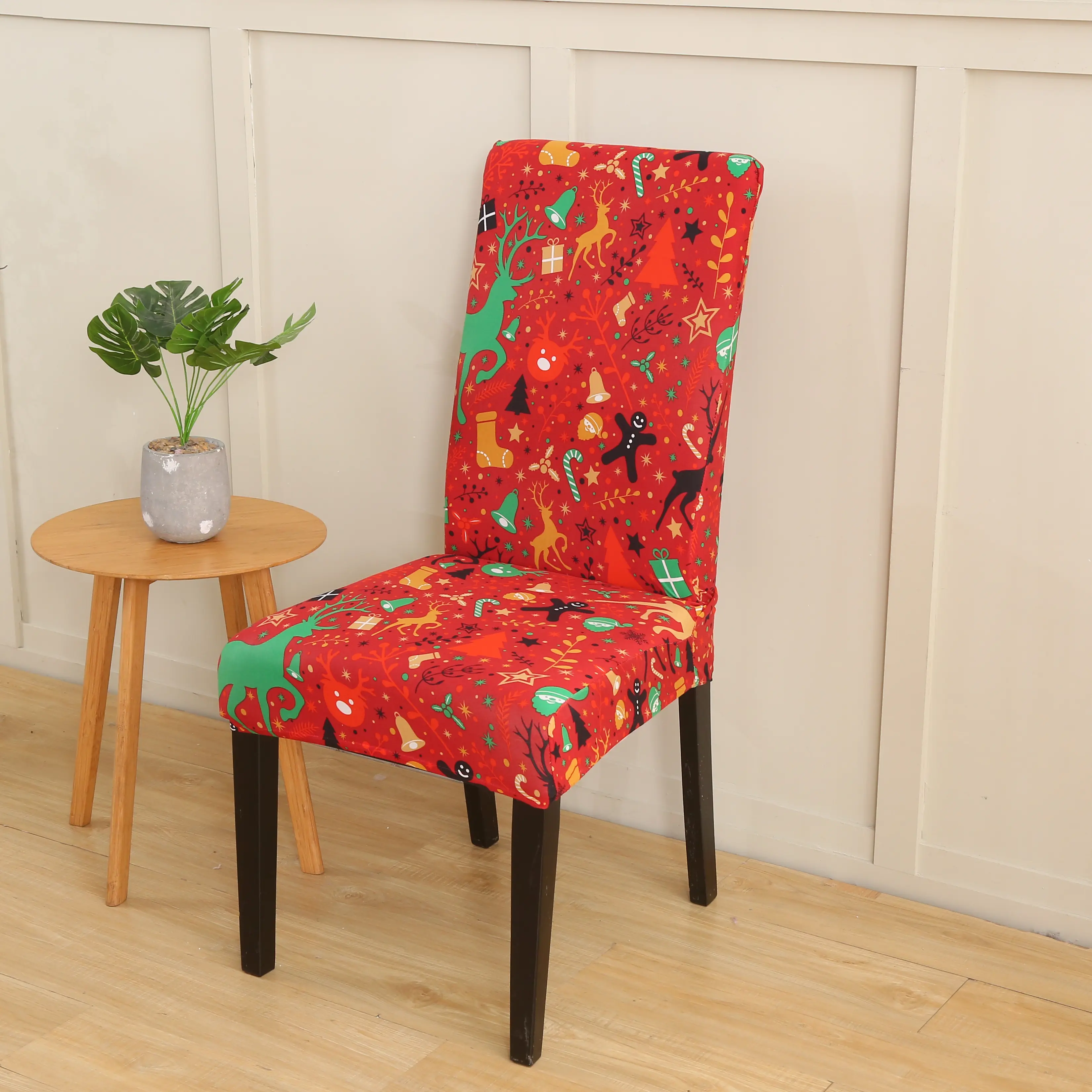 Very Cute Chrismas Decor soft & durable & ECO-friendly NON-WOVEN fabric MATERIAL Christmas Chair Covers