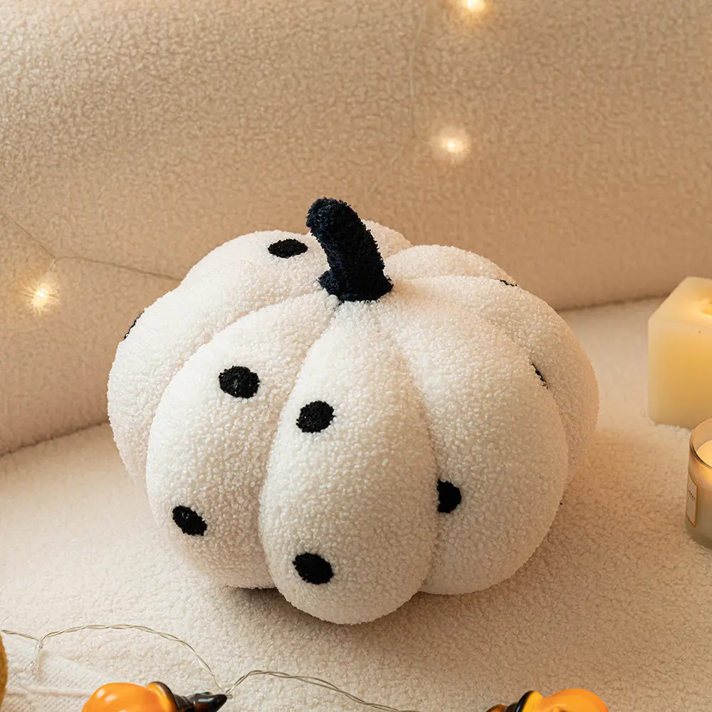 Halloween pillow American living room sofa plaid cushion Autumn bedside pillow pumpkin pillow