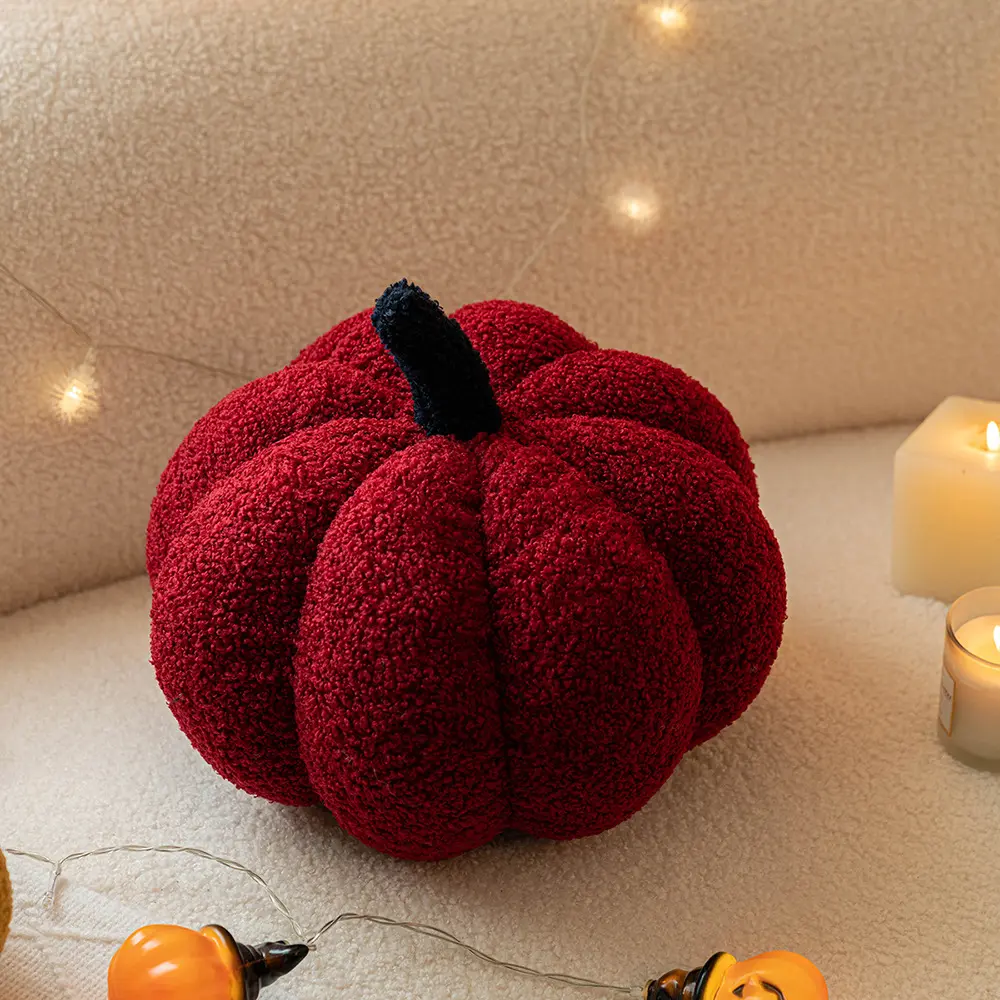 Halloween pillow American living room sofa plaid cushion Autumn bedside pillow pumpkin pillow