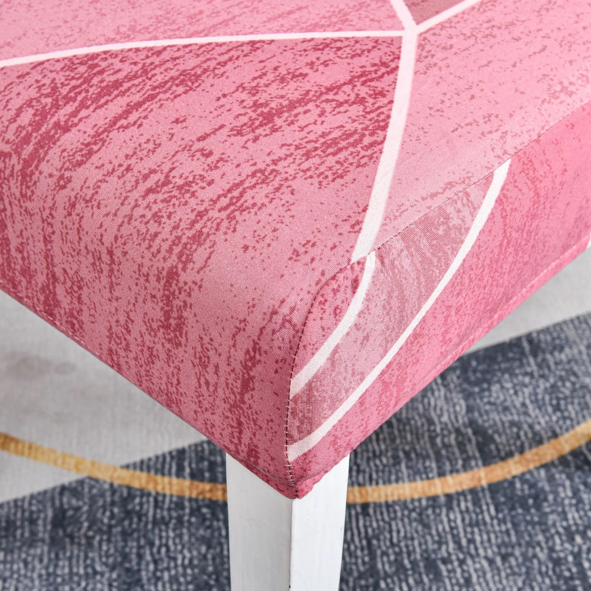New printing cross-border elastic chair cover living room dining room dining chair cover Hotel universal dining table seat cover