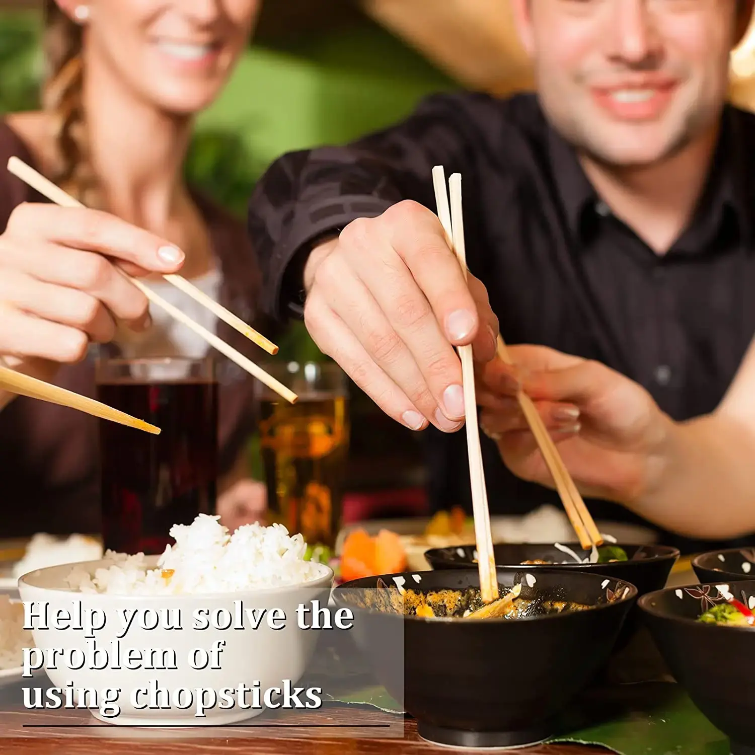 5/8Pcs Asia Chopsticks Trainer Holder For Adults Beginner Trainers Reusable Training Kids Small Chopstick Helper