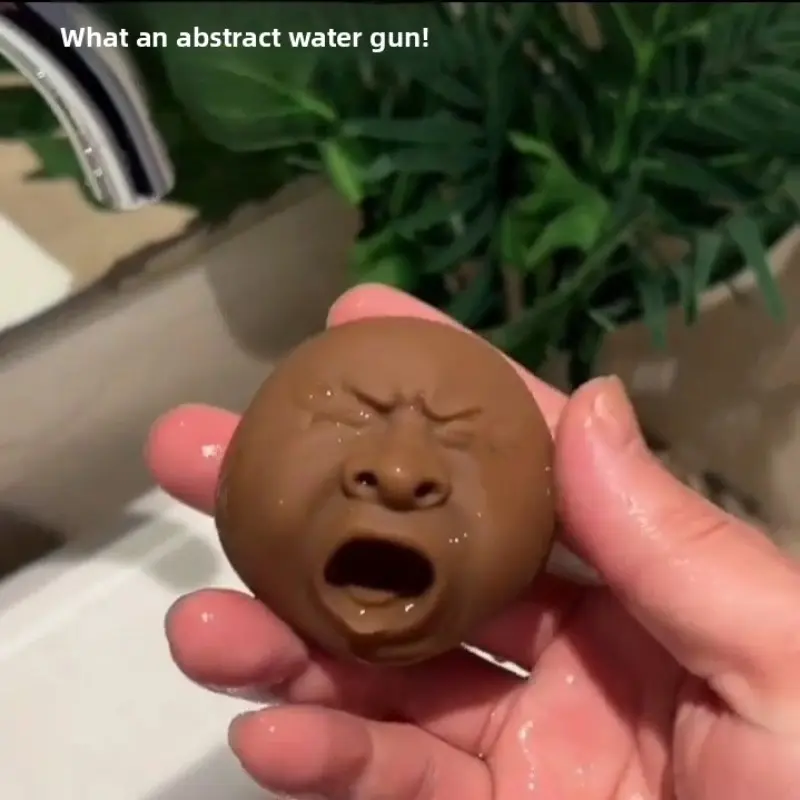 New 1PCS Yawning Person Avatar Purple Clay Tea Pet Boutique for Nurturing Funny Expressions Play Set Tea Table Ornament Gift