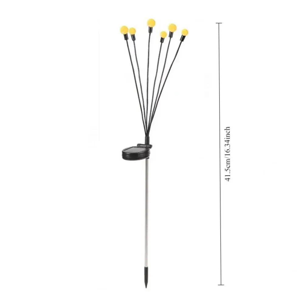 3/6/8/10light Outdoor LED Solar Lights Waterproof Starburst Firefly Lights Lawn Garden Lamp for Path Landscape Decorative Lights