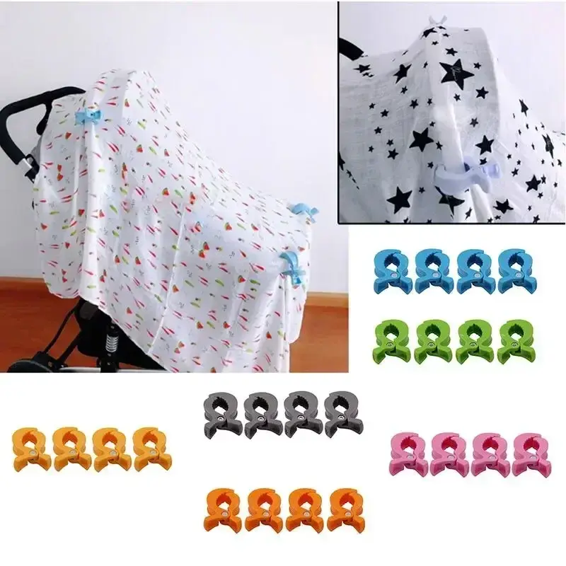 2pcs Baby Stroller Clamp Alligator Clip Pram Peg Portable Stroller Hook Baby Car Seat Toddler Baby Stroller Accessories