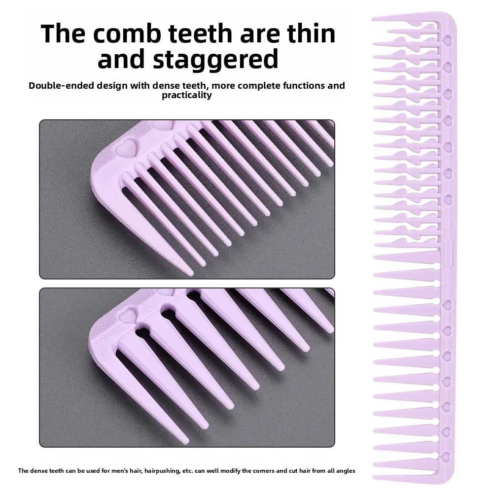2025 New Multi-Size Men's Hairstyling & Beard Comb - Zone Dividing for Layered Haircut, Professional Barber Styling Tool
