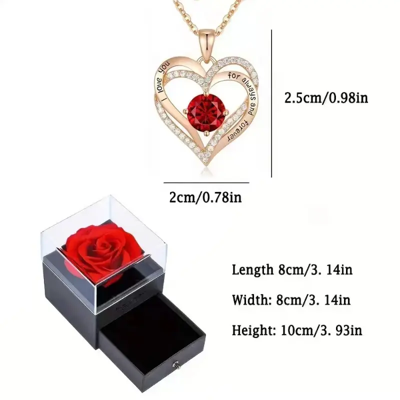 2025 New MOTHER'S Day Eternal Flower Artificial Flower Gift Box Jewelry Box Mother's Day Express Love to Mom: Boutique Gift Box