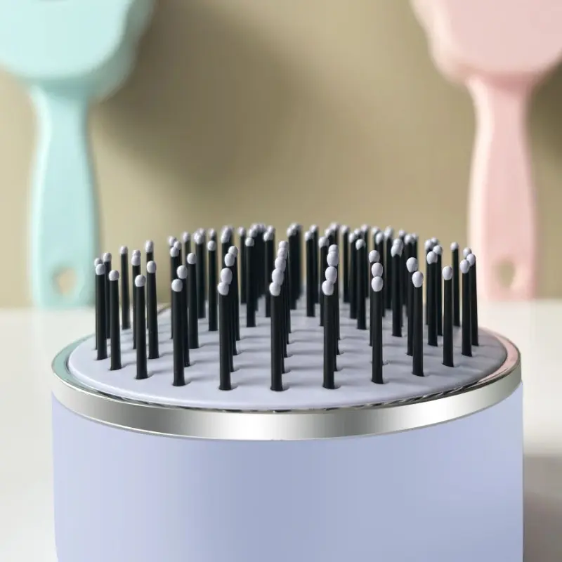 2025 Scalable hair removal Back with mirror Plastic Massage Airbag Comb Silicone Scalp Massager Brushes Colorful Hair Care Tools