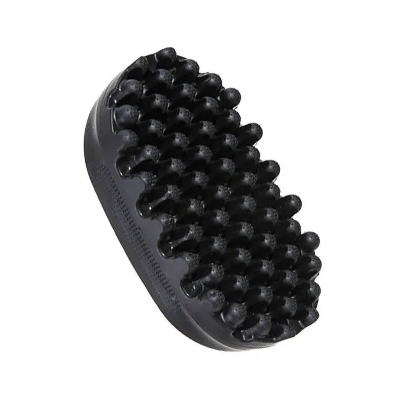 New Black Curling Brush Dirty Braid Comb Portable and Compact Curling Comb Disc Hairdressing Tool Instant Noodle Hair Comb