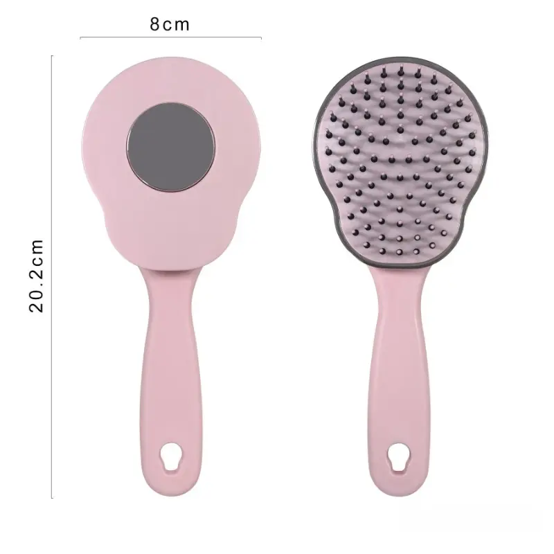2025 Scalable hair removal Back with mirror Plastic Massage Airbag Comb Silicone Scalp Massager Brushes Colorful Hair Care Tools