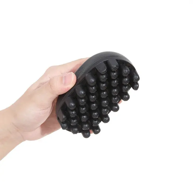 New Black Curling Brush Dirty Braid Comb Portable and Compact Curling Comb Disc Hairdressing Tool Instant Noodle Hair Comb