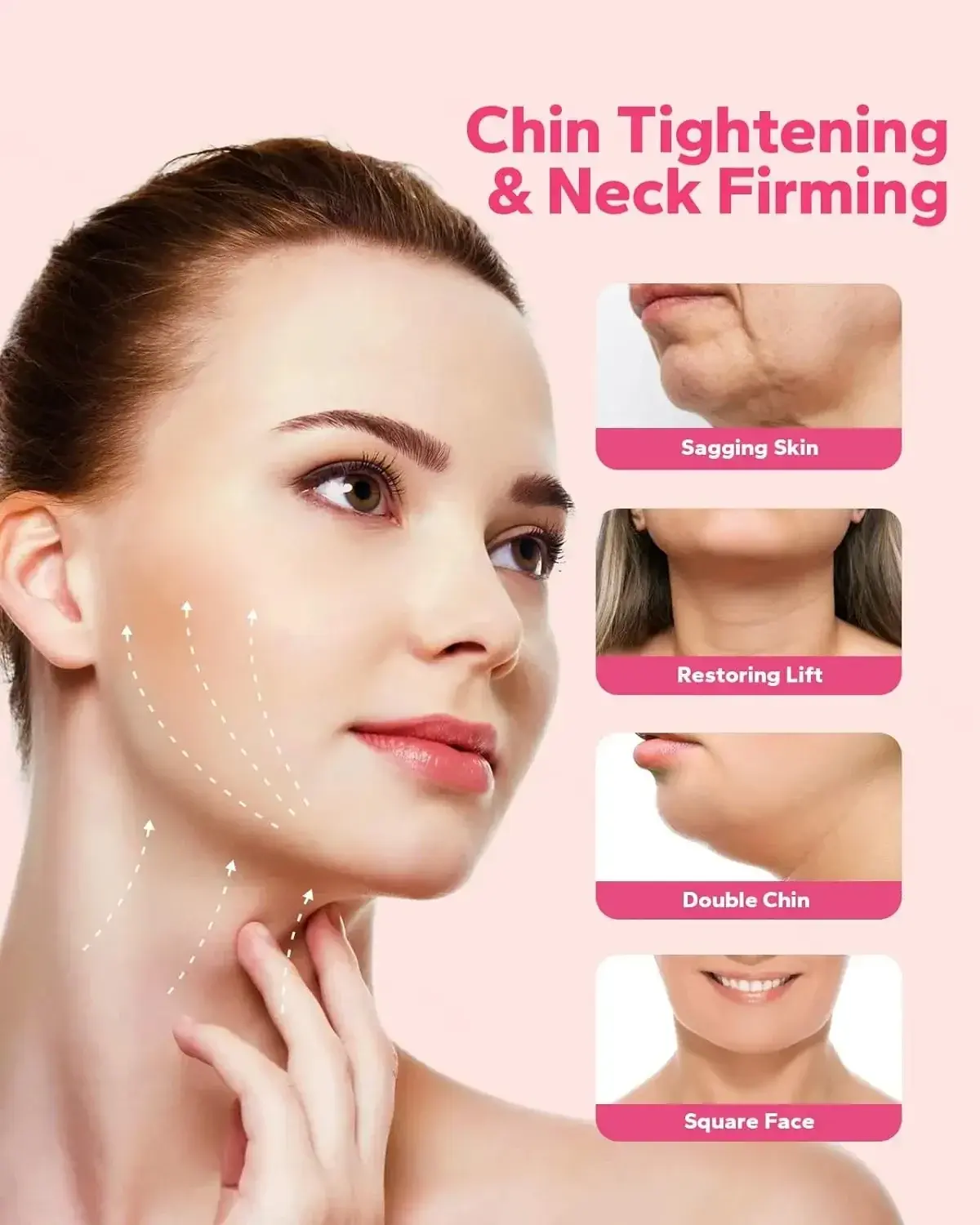 Breathable Face Skin Slimming Bandage Women Chin Cheek Lift Up Belt V Line Face Shaper Facial Massage Strap Care Beauty Tools