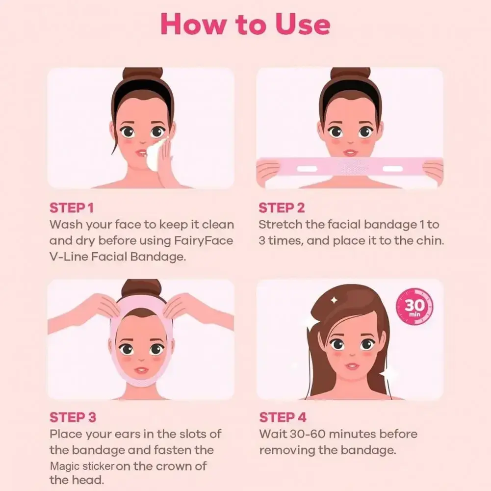 Breathable Face Skin Slimming Bandage Women Chin Cheek Lift Up Belt V Line Face Shaper Facial Massage Strap Care Beauty Tools