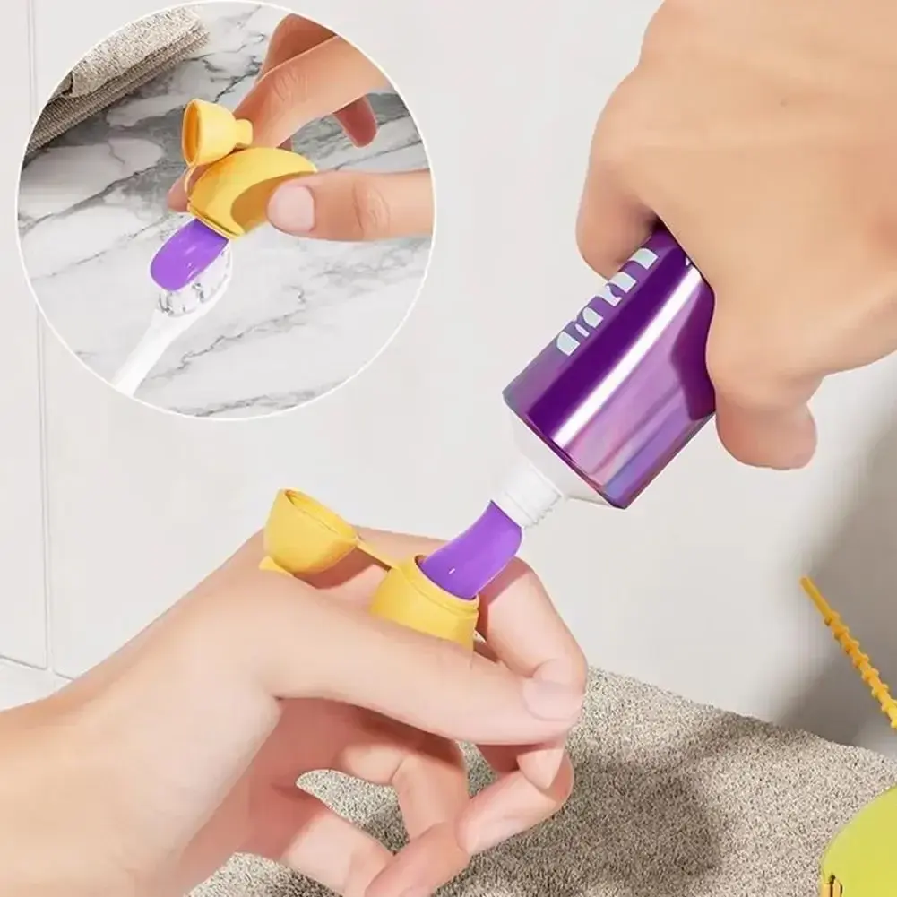 New Portable Toothbrush Holder Must-have Travel Toothbrush Protective Cap Cute Banana Hiking Camping Brush Cap Case