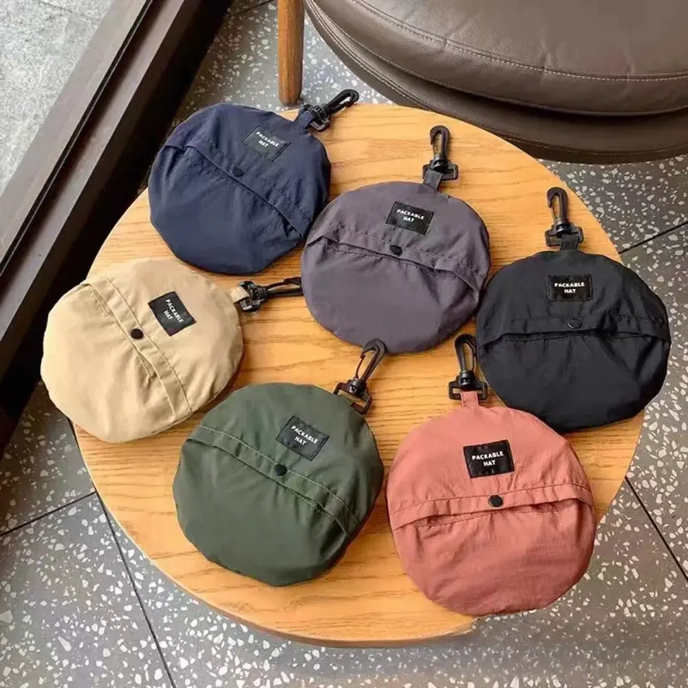 Summer travel Waterproof Fisherman hat Bucket Hat Camping Hiking Cap With Storage Bag Anti-UV Sun Hat Mountaineering Cap