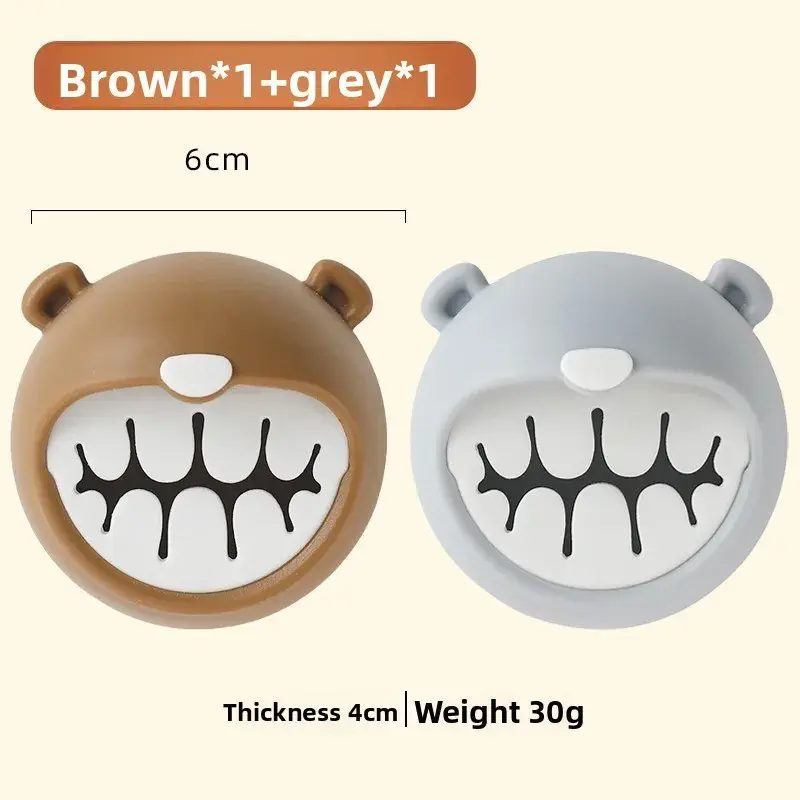 New No Drill Bear-shaped Towel & Rag Holder - No Trace Hand Towel Storage Rack for Kitchen/Bathroom