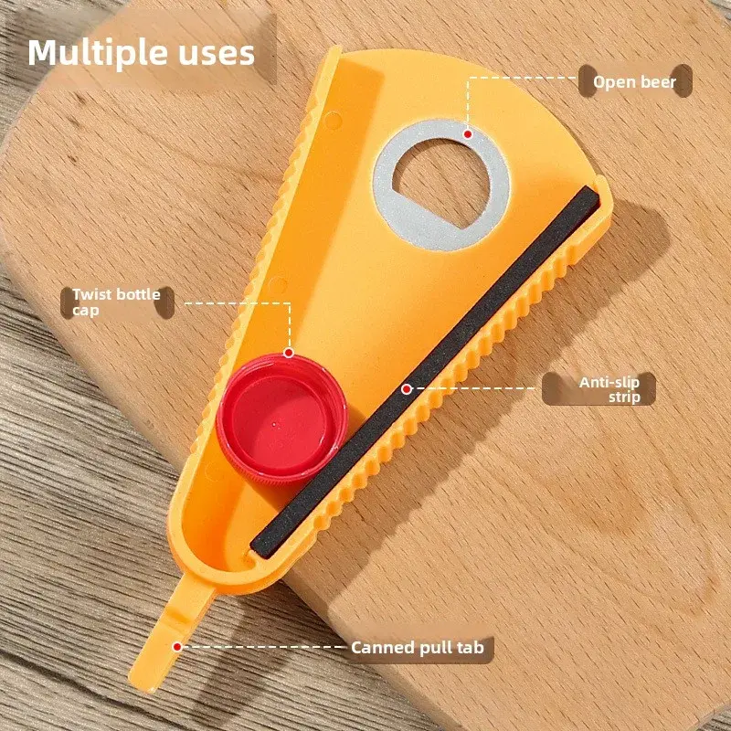 New Multi Functional Canned Water Bottle Opener Beer Lid Shaped Item Opener Easy Processor for Household Bottle Cap Twisting