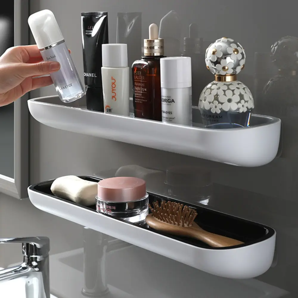 New High-quality Bathroom Storage Rack Toilet Washbasin Wall Mounted Towel Storage Rack Non Perforated Wall Mounted Toilet