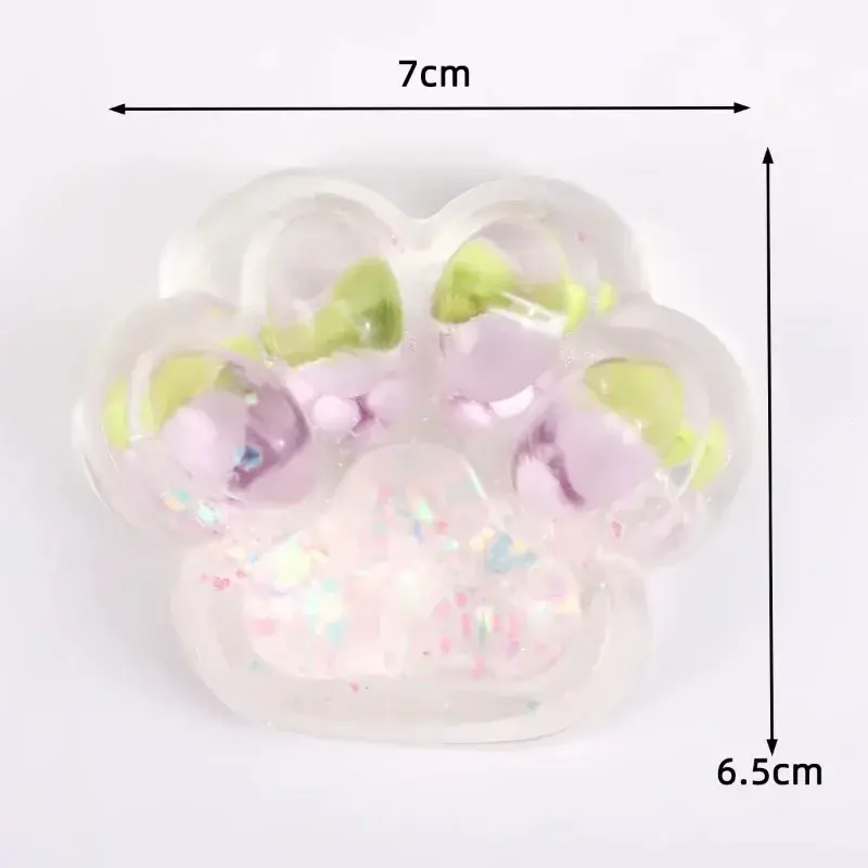 Starlit Sky Big Cat Paw Squishy Fidget Soft Slow Rebound Stress Relief Pinch Decompression Gift Cat Claw Squeeze Party Supplies